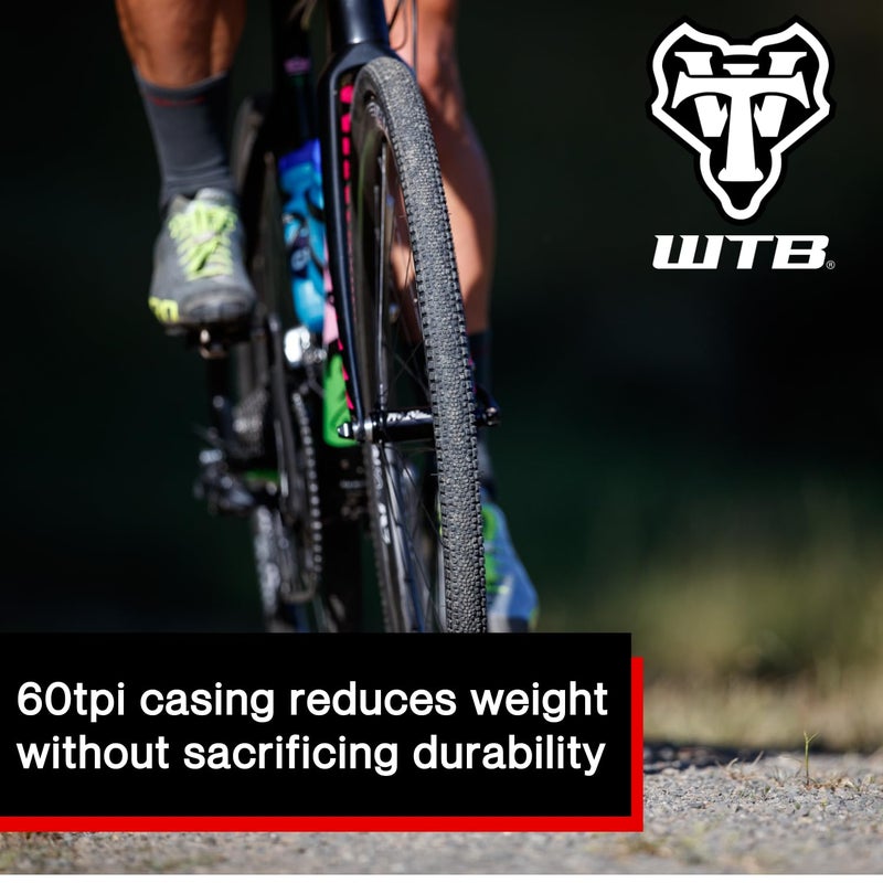 WTB Riddler 700 x 37 Gravel Bike Tire, Tubeless Ready Folding Bead, Lightweight Fast Rolling, 60tpi, Iconic Tan Sidewall, Dual DNA for Adventure Rides - Image 3